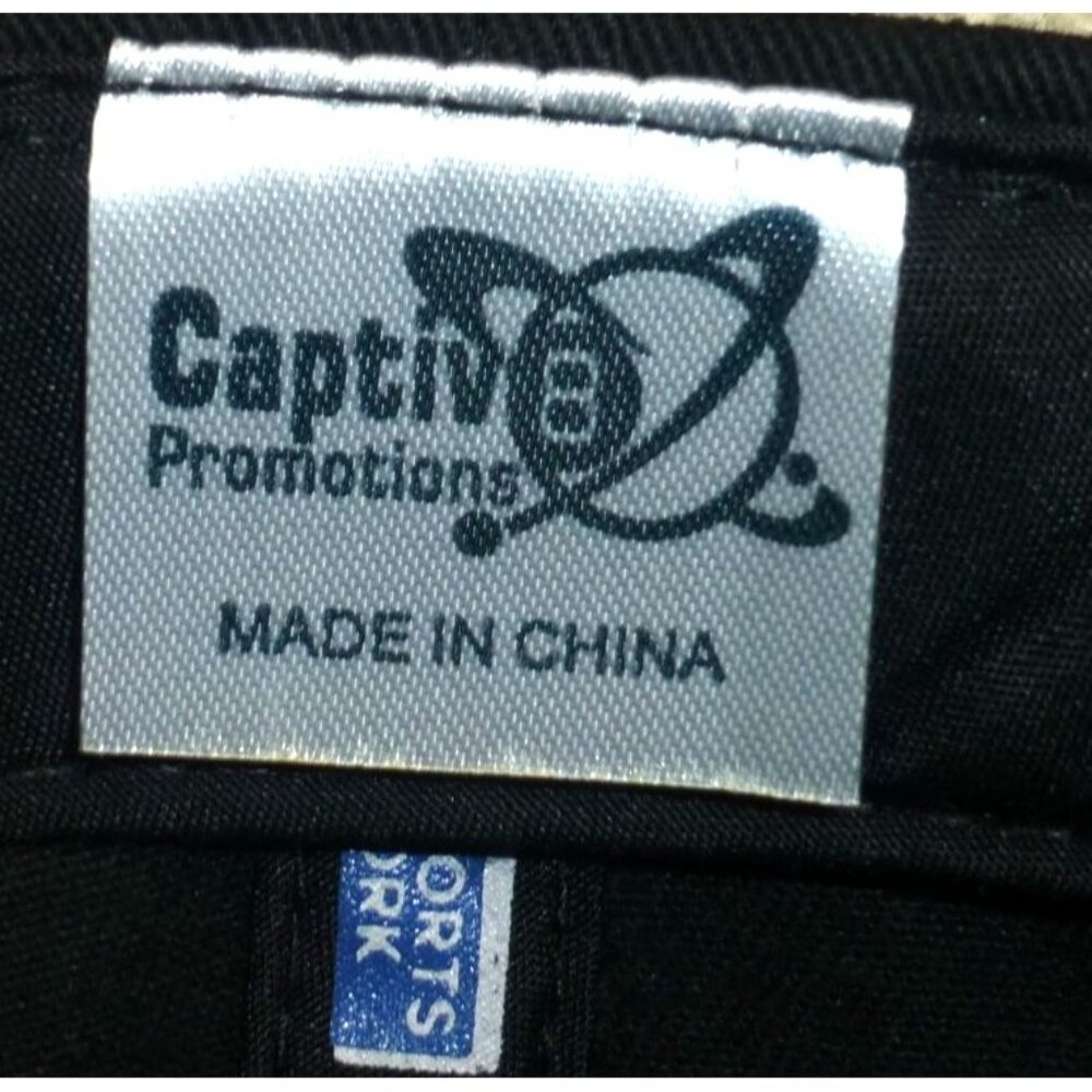 CBS Sports Network Black Adjustable Baseball Cap By Captiv8 Promotions - Picture 6 of 6